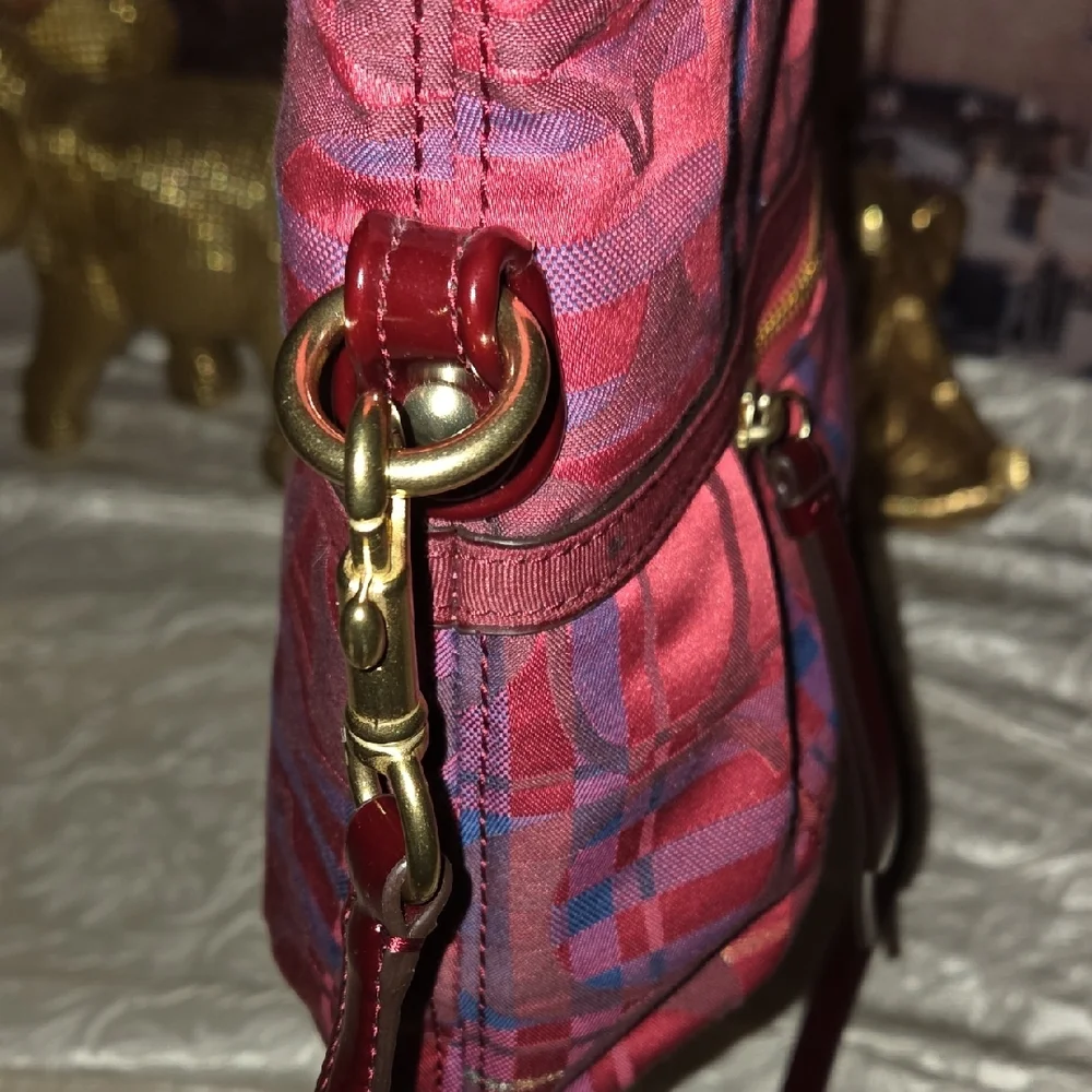 Coach Poppy Tartan Plaid Crossbody